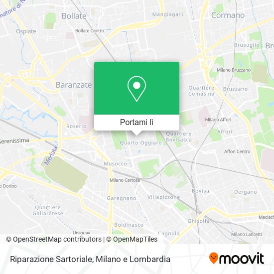 Mappa Riparazione Sartoriale