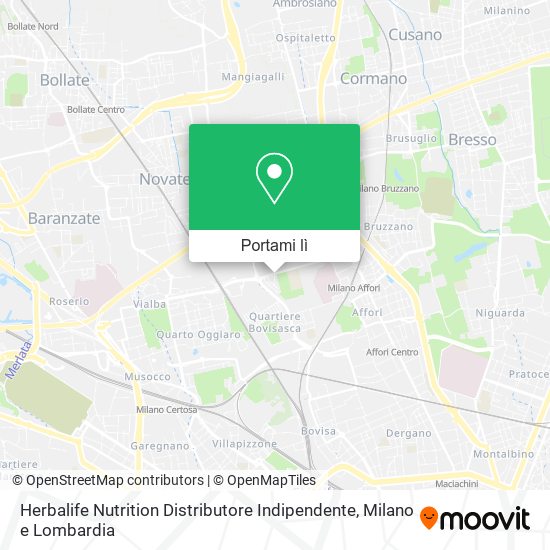 Mappa Herbalife Nutrition Distributore Indipendente