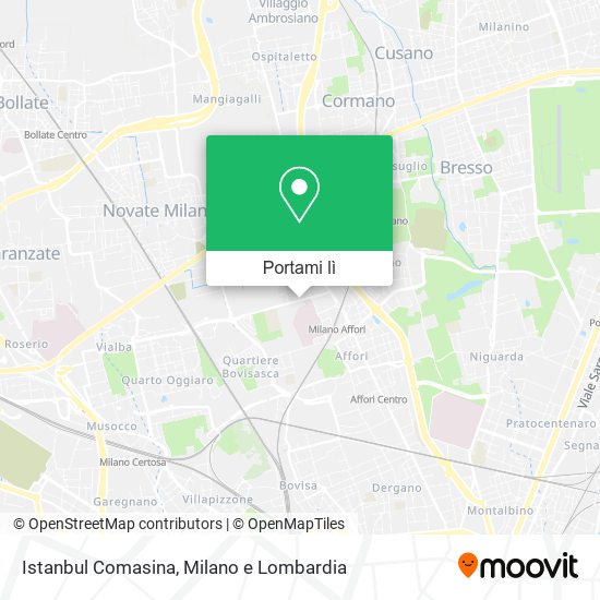 Mappa Istanbul Comasina