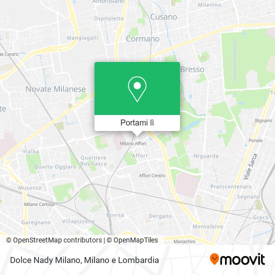 Mappa Dolce Nady Milano