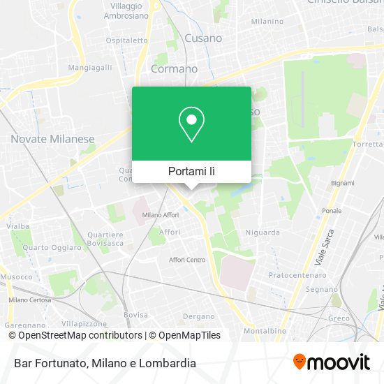Mappa Bar Fortunato