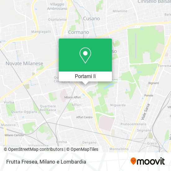 Mappa Frutta Fresea
