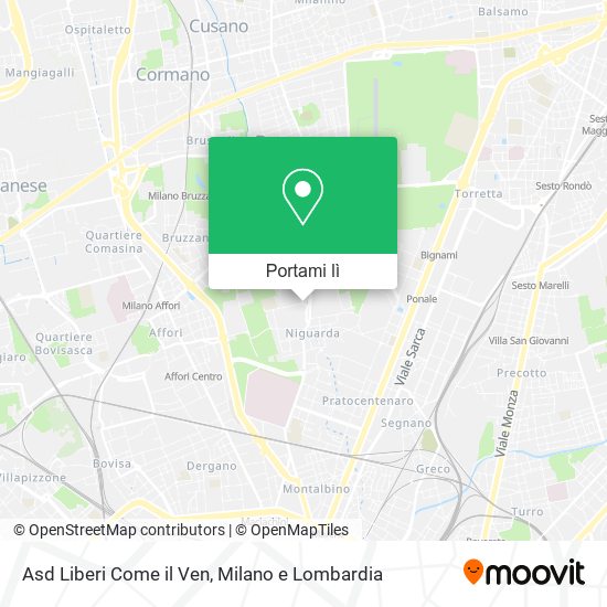 Mappa Asd Liberi Come il Ven