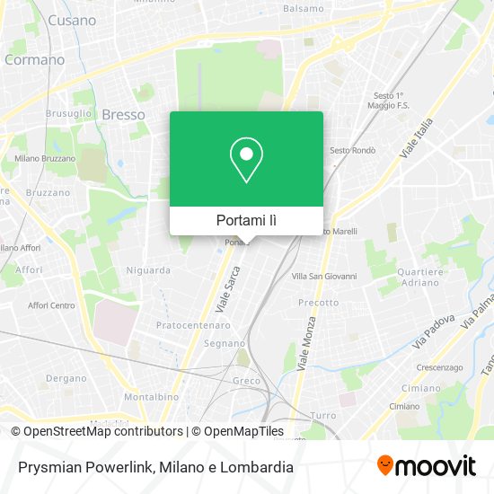 Mappa Prysmian Powerlink