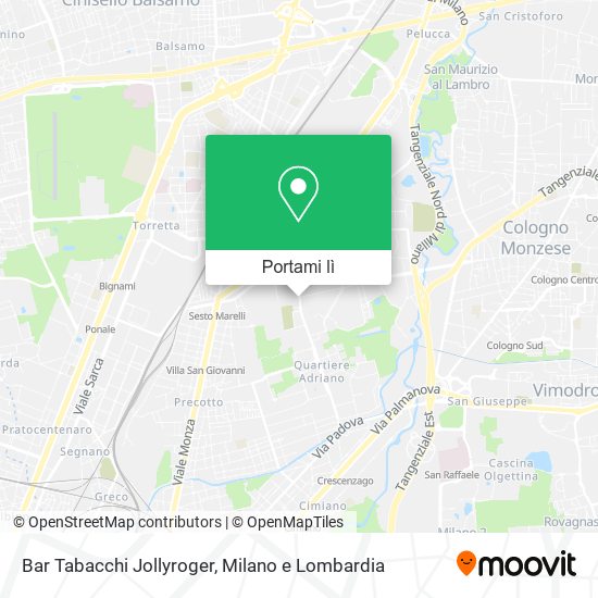 Mappa Bar Tabacchi Jollyroger