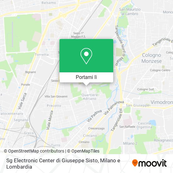 Mappa Sg Electronic Center di Giuseppe Sisto