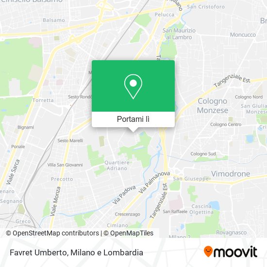 Mappa Favret Umberto