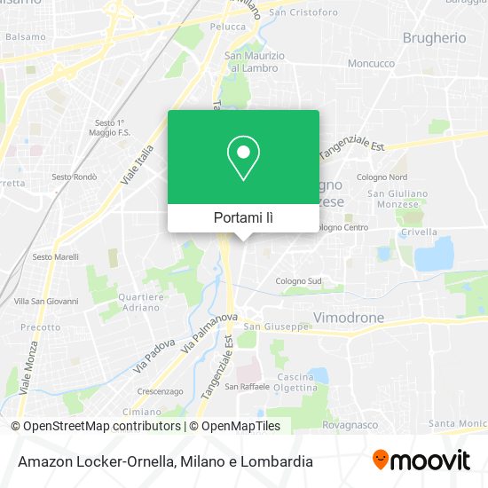 Mappa Amazon Locker-Ornella