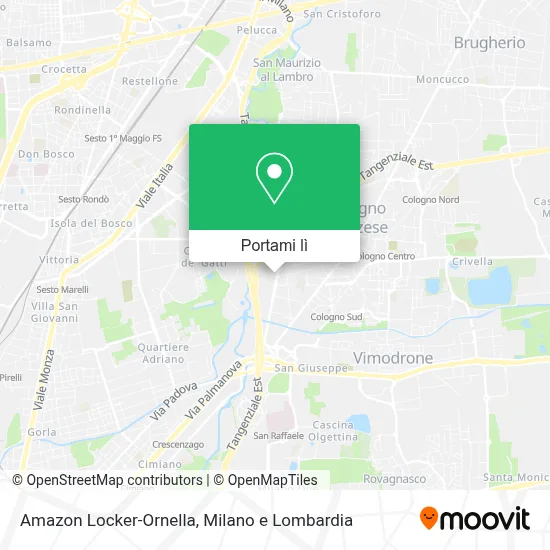 Mappa Amazon Locker-Ornella