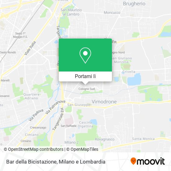 Mappa Bar della Bicistazione