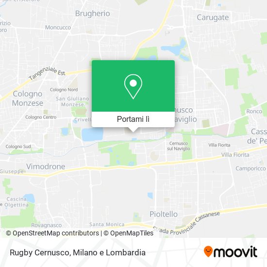Mappa Rugby Cernusco