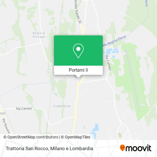 Mappa Trattoria San Rocco