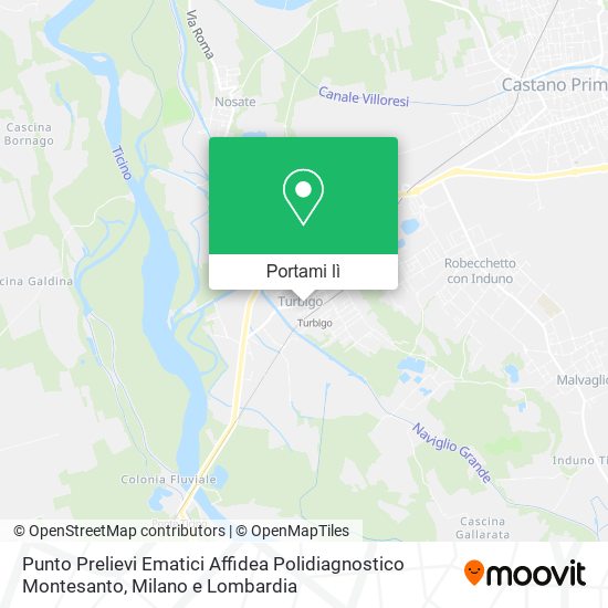 Mappa Punto Prelievi Ematici Affidea Polidiagnostico Montesanto