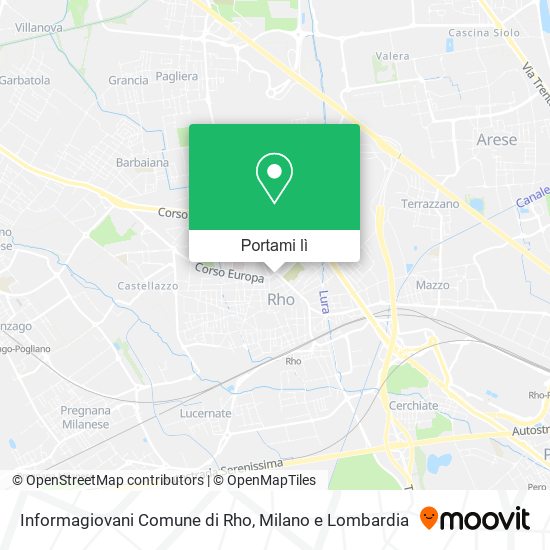 Mappa Informagiovani Comune di Rho