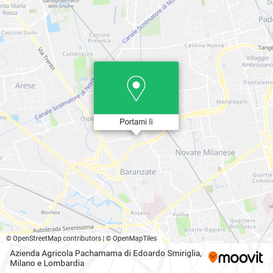 Mappa Azienda Agricola Pachamama di Edoardo Smiriglia