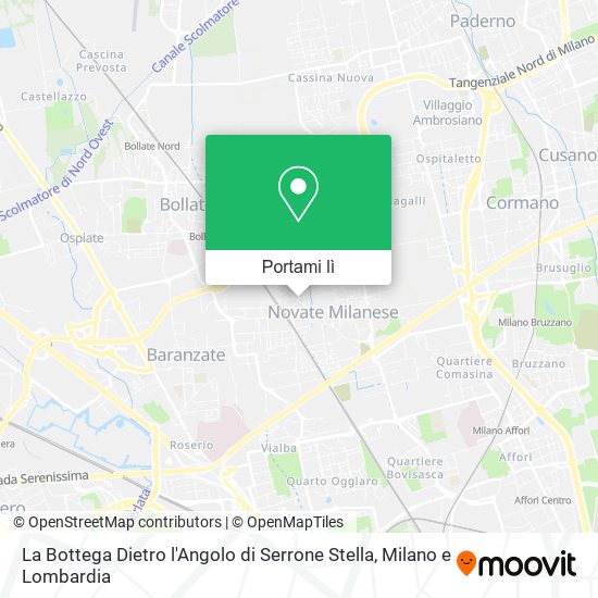Mappa La Bottega Dietro l'Angolo di Serrone Stella