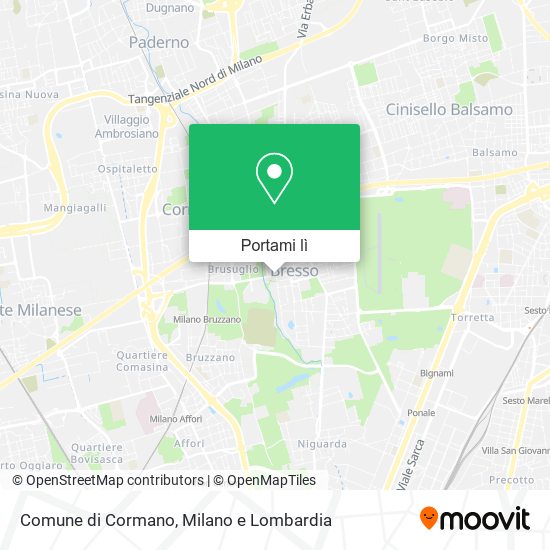 Mappa Comune di Cormano