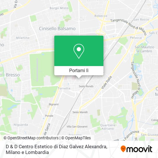 Mappa D & D Centro Estetico di Diaz Galvez Alexandra
