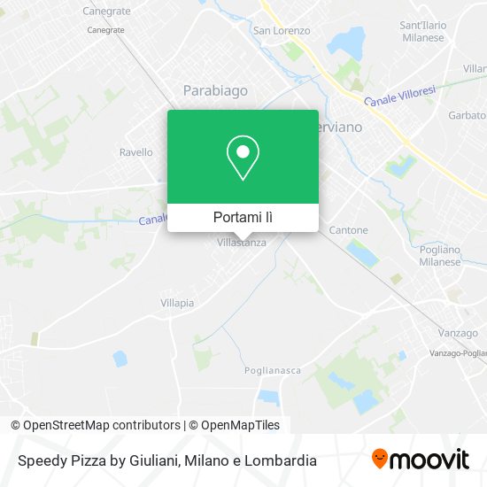 Mappa Speedy Pizza by Giuliani
