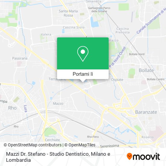 Mappa Mazzi Dr. Stefano - Studio Dentistico