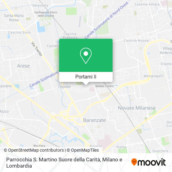 Mappa Parrocchia S. Martino Suore della Carità