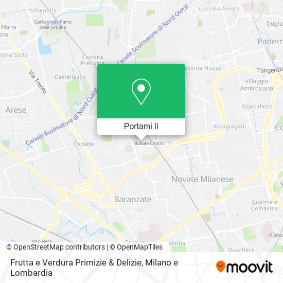 Mappa Frutta e Verdura Primizie & Delizie
