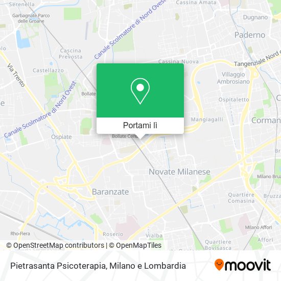 Mappa Pietrasanta Psicoterapia