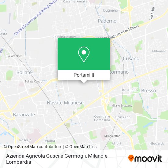 Mappa Azienda Agricola Gusci e Germogli