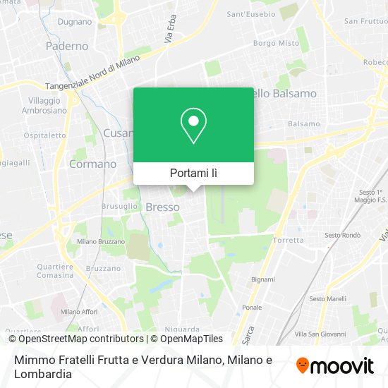 Mappa Mimmo Fratelli Frutta e Verdura Milano