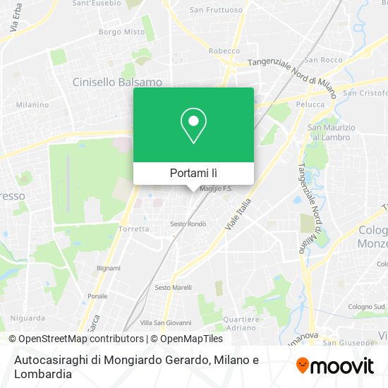 Mappa Autocasiraghi di Mongiardo Gerardo