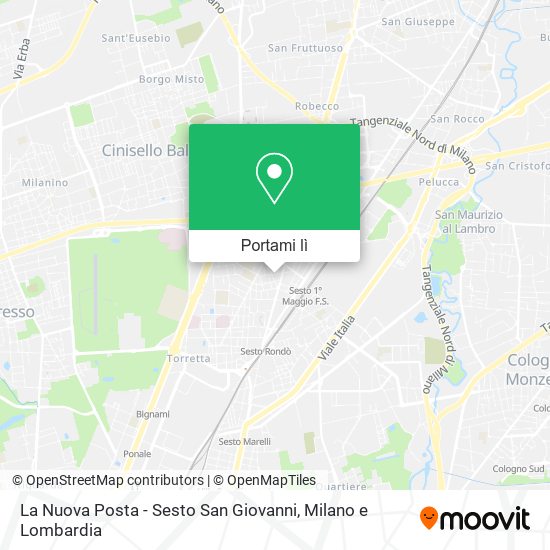 Mappa La Nuova Posta - Sesto San Giovanni