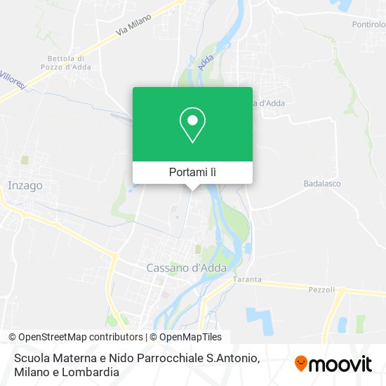 Mappa Scuola Materna e Nido Parrocchiale S.Antonio