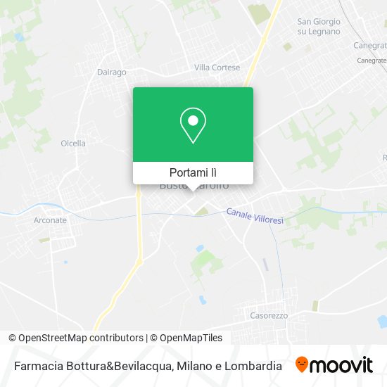 Mappa Farmacia Bottura&Bevilacqua
