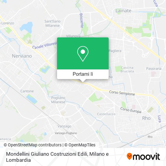 Mappa Mondellini Giuliano Costruzioni Edili