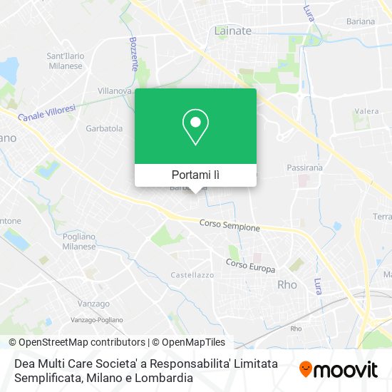 Mappa Dea Multi Care Societa' a Responsabilita' Limitata Semplificata