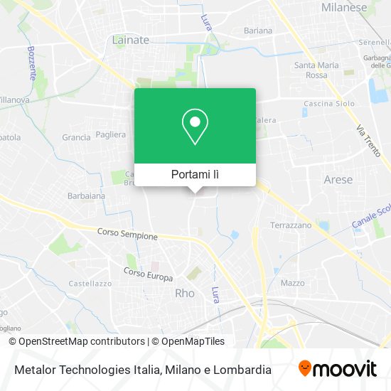 Mappa Metalor Technologies Italia