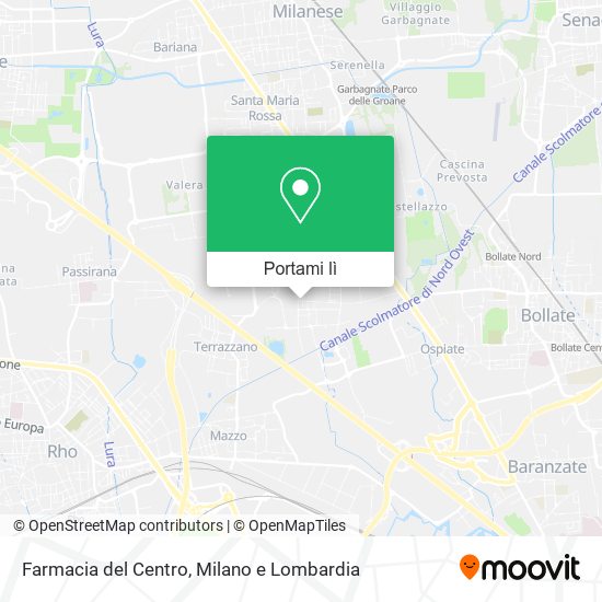 Mappa Farmacia del Centro