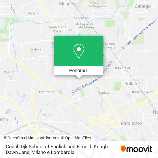 Mappa Coach Djk School of English and Fitne di Keogh Dawn Jane