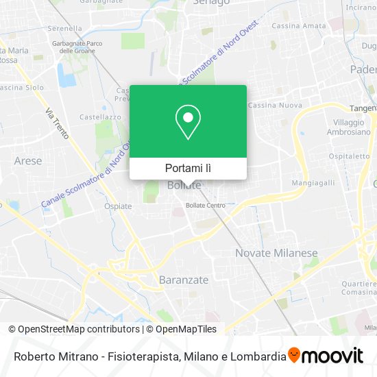 Mappa Roberto Mitrano - Fisioterapista