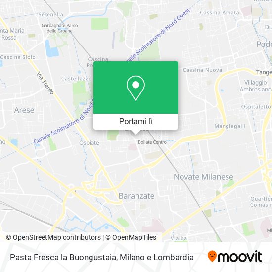Mappa Pasta Fresca la Buongustaia
