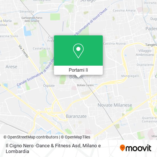 Mappa Il Cigno Nero -Dance & Fitness Asd