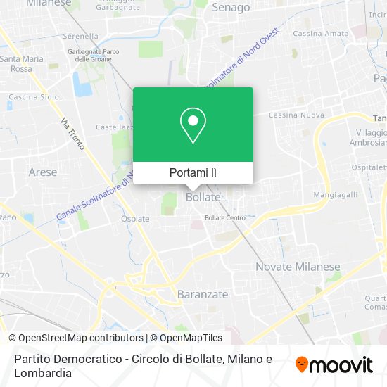 Mappa Partito Democratico - Circolo di Bollate