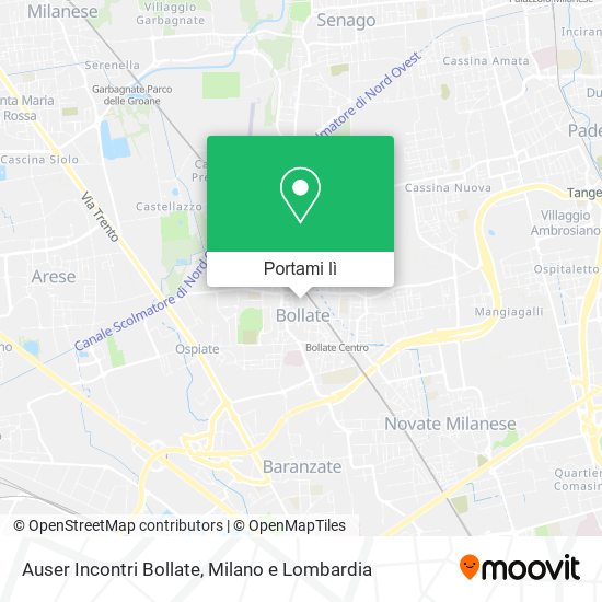 Mappa Auser Incontri Bollate