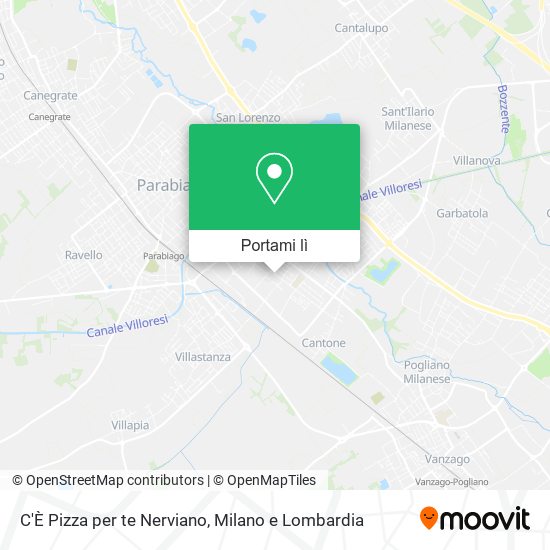 Mappa C'È Pizza per te Nerviano