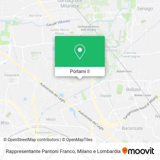 Mappa Rappresentante Pantoni Franco