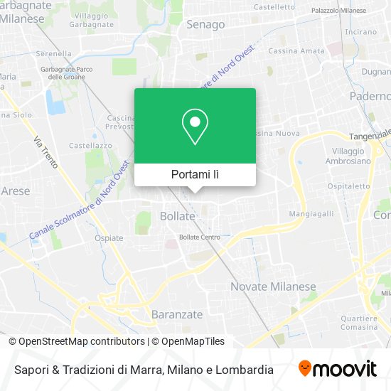 Mappa Sapori & Tradizioni di Marra