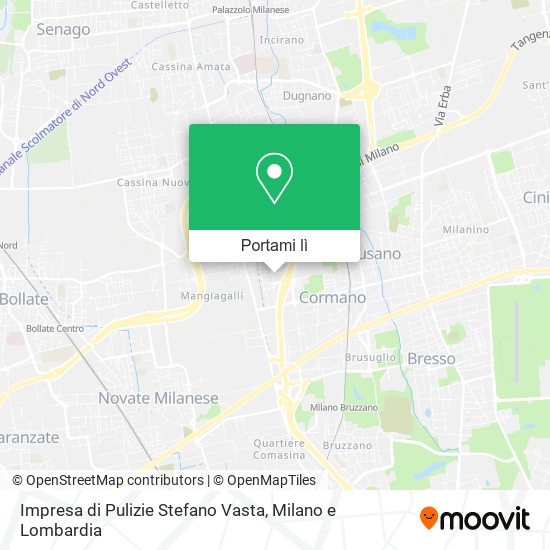 Mappa Impresa di Pulizie Stefano Vasta