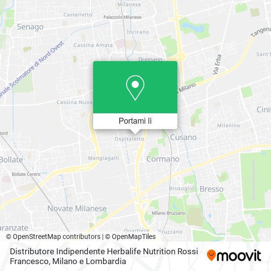 Mappa Distributore Indipendente Herbalife Nutrition Rossi Francesco