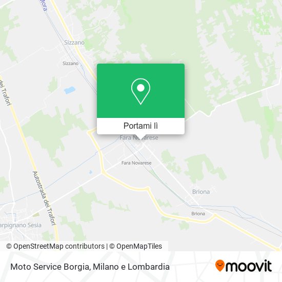 Mappa Moto Service Borgia