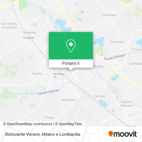 Mappa Ristorante Venere